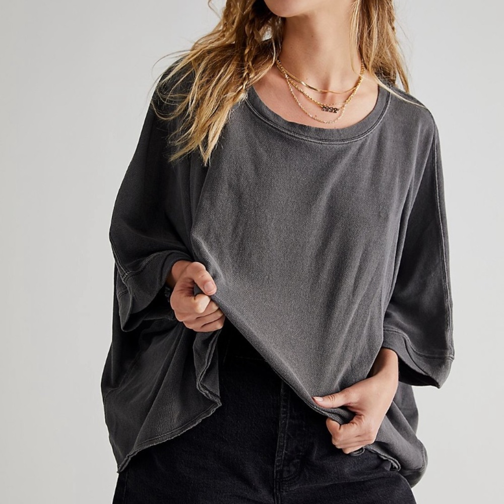 Free People we the free cc tee in black size XS
